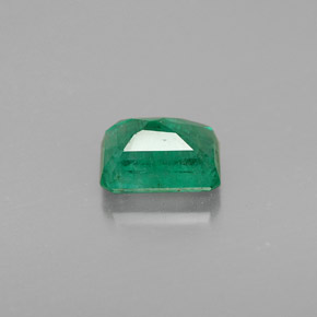 1.13캐럿 천연 그린 에메랄드, 에메랄드 컷, 7×5 mm, VS-SI