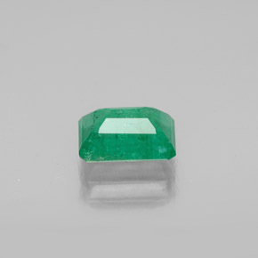 0.95캐럿 천연 그린 에메랄드, 에메랄드 컷, 7×5 mm, VS-SI