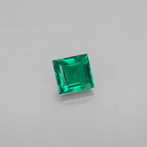 0.33캐럿 천연 그린 에메랄드, 바게트, 4.1×4 mm, SI