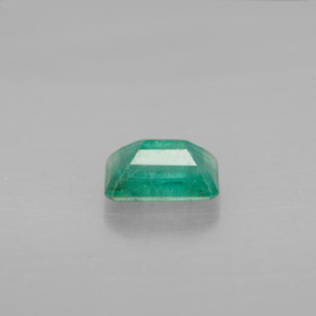 0.58캐럿 천연 그린 에메랄드, 에메랄드 컷, 6.1×4 mm, VS-SI