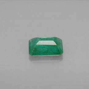 1.17캐럿 천연 그린 에메랄드, 에메랄드 컷, 7.8×5.9 mm, VS-SI