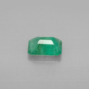 1.27캐럿 천연 그린 에메랄드, 에메랄드 컷, 7.9×6 mm, VS-SI
