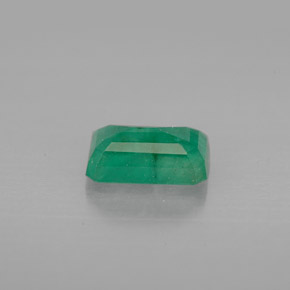 1.34캐럿 천연 그린 에메랄드, 에메랄드 컷, 7.9×5.6 mm, VS-SI