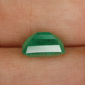 1.49캐럿 천연 그린 에메랄드, 에메랄드 컷, 8×6 mm, SI-I1
