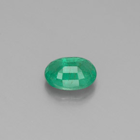 0.36캐럿 천연 그린 에메랄드, 타원형 컷, 5.2×4 mm, SI