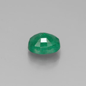 0.44캐럿 천연 그린 에메랄드, 타원형 컷, 5.2×4.1 mm, SI