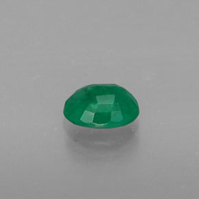 0.36캐럿 천연 그린 에메랄드, 타원형 컷, 5.3×4.2 mm, SI