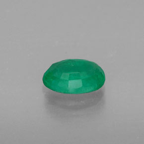 0.46캐럿 천연 그린 에메랄드, 타원형 컷, 6×4.1 mm, SI