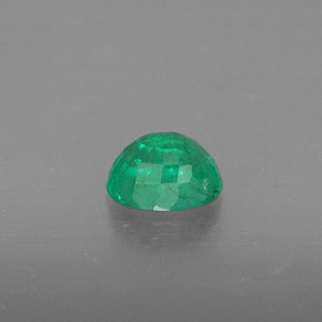 0.37캐럿 천연 그린 에메랄드, 타원형 컷, 5.1×4 mm, SI