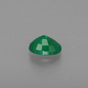 0.37캐럿 천연 그린 에메랄드, 타원형 컷, 5.3×4 mm, SI
