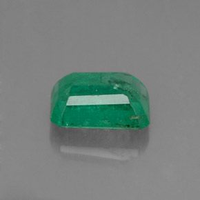 0.96캐럿 천연 그린 에메랄드, 에메랄드 컷, 6.9×5 mm, SI-I1