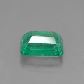 1.04캐럿 천연 그린 에메랄드, 에메랄드 컷, 7×4.9 mm, SI-I1