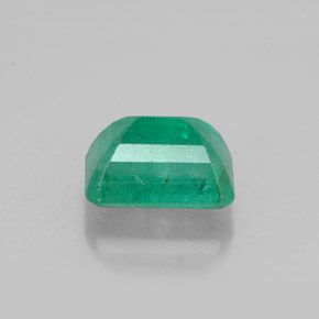 1.27캐럿 천연 그린 에메랄드, 에메랄드 컷, 7.2×5.1 mm, SI-I1
