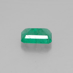 0.77캐럿 천연 그린 에메랄드, 에메랄드 컷, 6.8×4.9 mm, SI-I1