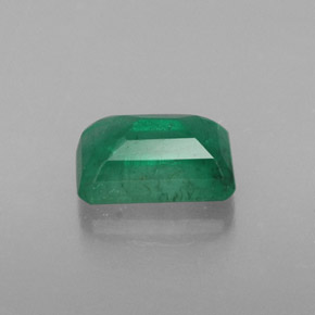 0.61캐럿 천연 그린 에메랄드, 에메랄드 컷, 6.1×4 mm, SI-I1