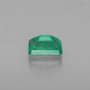 0.54캐럿 천연 그린 에메랄드, 에메랄드 컷, 5.7×3.7 mm, SI-I1