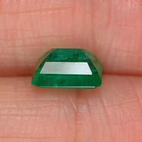 1.00캐럿 천연 그린 에메랄드, 에메랄드 컷, 7×5 mm, SI-I1