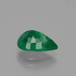 1.19캐럿 천연 그린 에메랄드, 배 모양, 8.9×6 mm, VS-SI