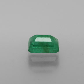 0.72캐럿 천연 그린 에메랄드, 에메랄드 컷, 6.2×4.2 mm, SI-I1
