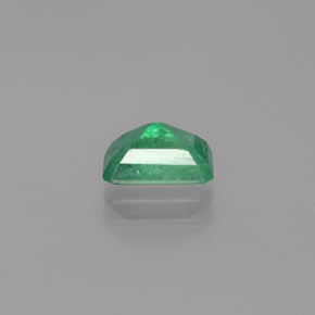 0.88캐럿 천연 그린 에메랄드, 에메랄드 컷, 6.9×4.9 mm, I1
