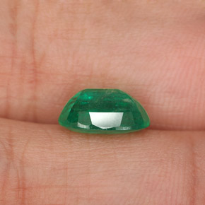 1.95캐럿 천연 미디엄 그린 에메랄드, 타원형 컷, 9.5×7 mm, SI-I1