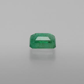 0.61캐럿 천연 그린 에메랄드, 에메랄드 컷, 6.1×4.1 mm, SI-I1