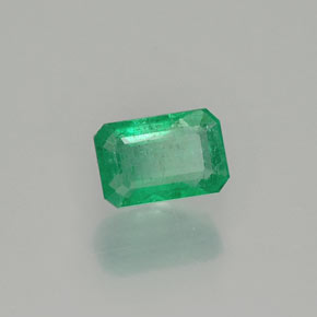 0.57캐럿 천연 그린 에메랄드, 에메랄드 컷, 6×4 mm, SI-I1