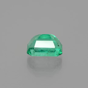 2.04캐럿 천연 그린 에메랄드, 에메랄드 컷, 8.5×6.6 mm, SI