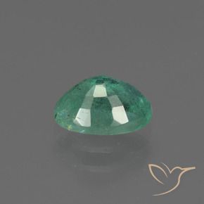0.85캐럿 천연 청록색 에메랄드, 타원형, SI