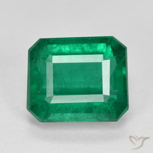 2.90ct 자연스러운 딥그린 에메랄드, 에메랄드 컷, SI