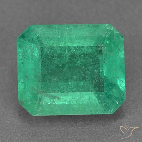 2.80ct 자연스러운 피스타치오 그린 에메랄드, 에메랄드 컷, VS-SI