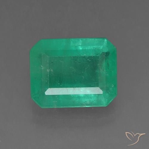 3.65ct 자연스러운 딥그린 에메랄드, 에메랄드 컷, SI