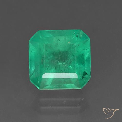 3.35ct 자연스러운 제이드 그린 에메랄드, 에메랄드 컷, SI