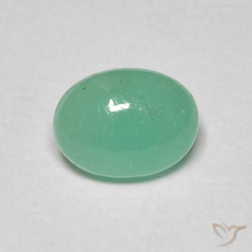 1.12ct 자연스러운 피스타치오 그린 에메랄드, 타원형, 투명한