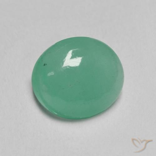 1.35캐럿 천연 Medium Light-Green 에메랄드, 타원형, 투명한
