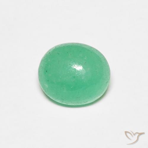 0.80ct 자연스러운 피스타치오 그린 에메랄드, 타원형, 투명한