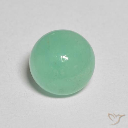 1.18ct 자연스러운 밝은 녹색 에메랄드, 둥근, 투명한