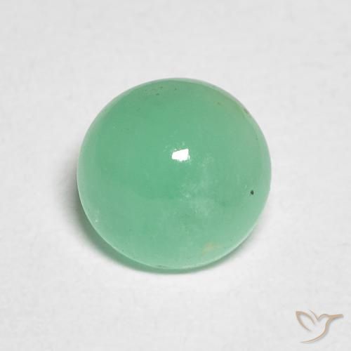 0.88ct 자연스러운 피스타치오 그린 에메랄드, 둥근, 투명한