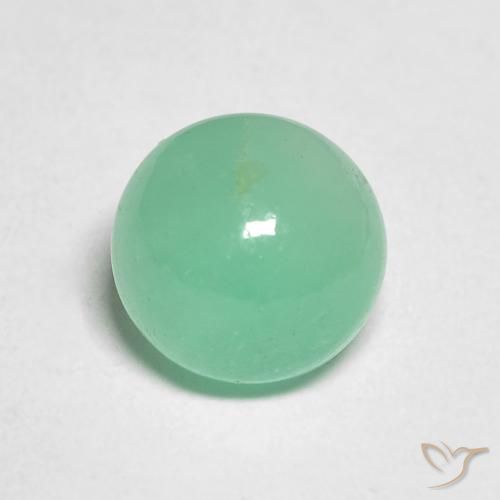 1.94ct 자연스러운 펀 그린 에메랄드, 둥근, 투명한