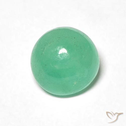 0.97ct 자연스러운 피스타치오 그린 에메랄드, 둥근, 투명한