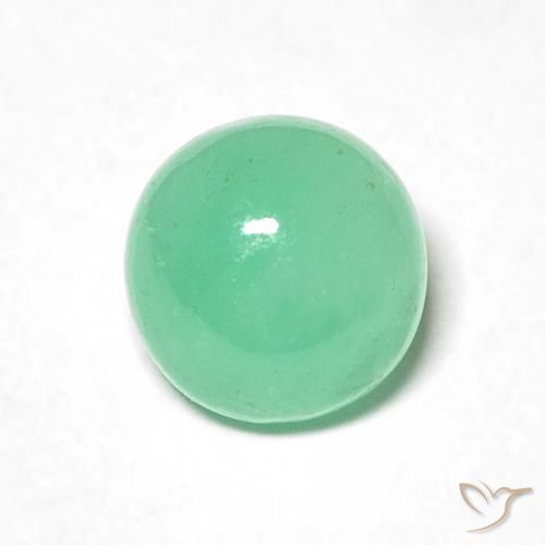 0.86ct 자연스러운 피스타치오 그린 에메랄드, 둥근, 투명한