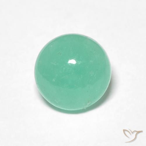 0.82ct 자연스러운 피스타치오 그린 에메랄드, 둥근, 투명한