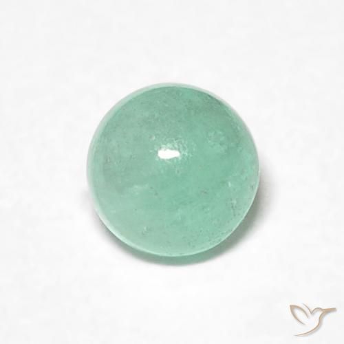 0.29ct 자연스러운 밝은 녹색 에메랄드, 둥근, 투명한