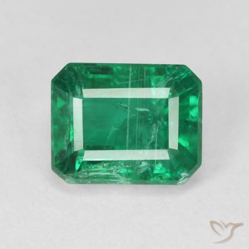 3.30ct 자연스러운 딥그린 에메랄드, 에메랄드 컷, VS-SI