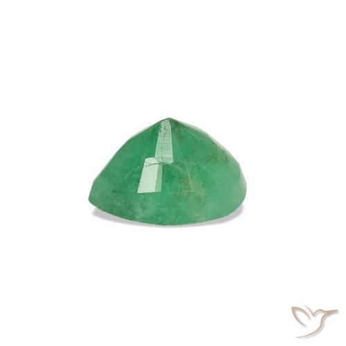 0.33캐럿 천연 미디엄 그린 에메랄드, 배 모양, 5.2×4 mm, SI