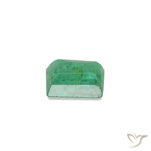 0.11캐럿 천연 쿨 그린 에메랄드, 바게트, 3.2×2.5 mm, SI