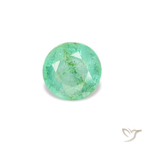 0.17ct 그린 에메랄드, 라운드, VS-SI