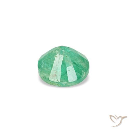 0.16캐럿 천연 피스타치오 그린 에메랄드, 라운드 컷, 3.55 mm, VS-SI