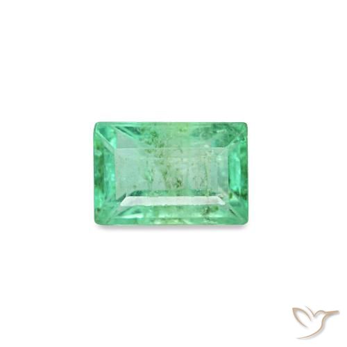 0.19ct 그린 에메랄드, 바게트, VS-SI