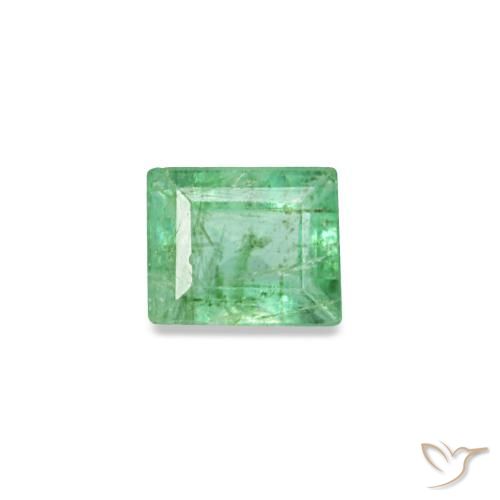 0.14ct 그린 에메랄드, 바게트, SI
